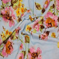 Stylish FABRIC 60" Wide Printed Rayon Spandex