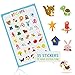 merka Toddler Learning Kit - Includes 4 Posters, 58 Flashcards, 58 Practice Book Exercises and 36 Reward Stickers - Learn Letters, Colors, Shapes and Numbers - PreK & K