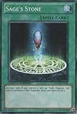Yu-Gi-Oh! - Sage's Stone (GLD4-EN038) - Gold Series 4: Pyramids Edition - Limited Edition - Common