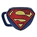 Paladone Superman Shaped Ceramic Coffee Mug - DC Comics Embossed Cup
