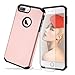 Toobe iPhone 8 Plus 7 Plus Case Ultra Armor Shock Absorbing Heavy Duty Dual Layer Case Protection With Free Scree Protector For iPhone 8 Plus /7 Plus/ iPhone 6S Plus, Cool Pink