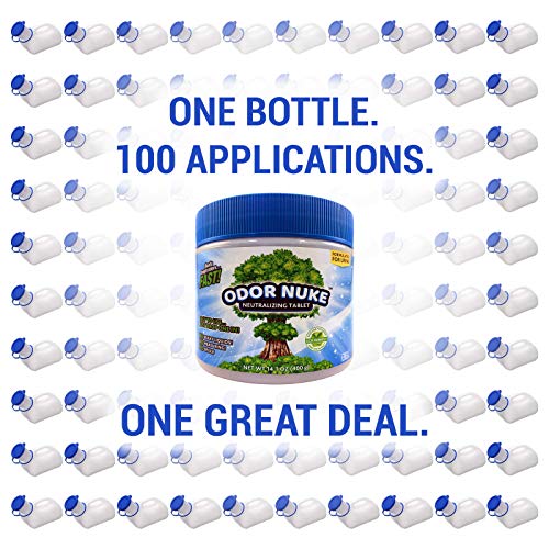 ODOR NUKE Human Urine Odor Neutralizer Tablets To Kill Urine Smell In
