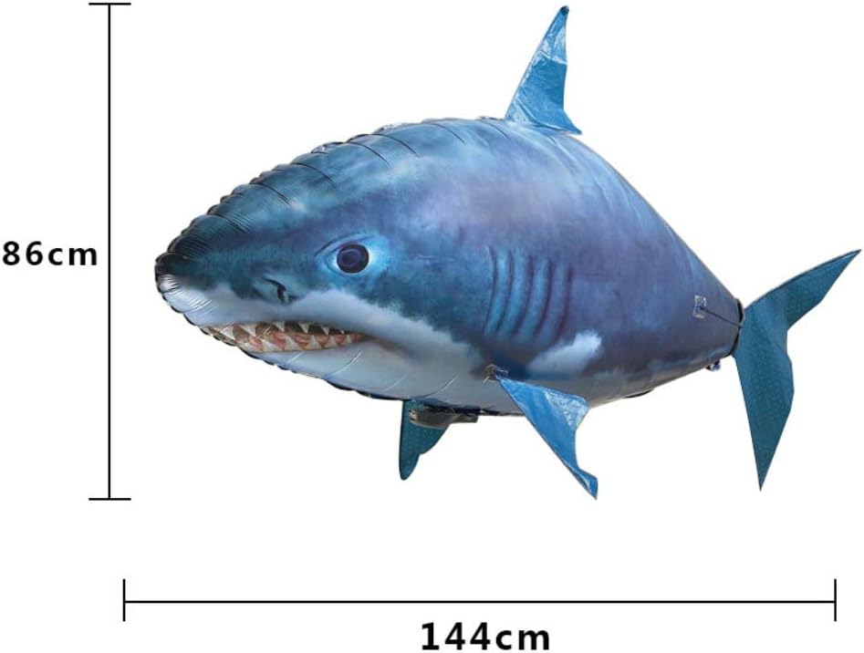 NOLIMITS Remote Control Shark Toys Air Swimming Fish Infrared Flying Clown Fish Kid Toys Gifts Party Decoration Drop Ship