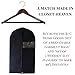 B&C Home Goods Wooden Coat & Suit Hangers - Extra Wide Shoulder Wood Clothes Hangers with Velvet Bar | Premium Garment & Pants Storage Set of 6