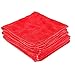 Zwipes Professional Premium Microfiber Cleaning Cloth Towel Case, 16x16 inch, 48-Pack, Red
