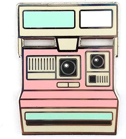 Flea Circus Designs Polaroid Esprit Camera Cute Hard Enamel Lapel Pin Jackets Hats Backpacks