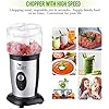 Uten Blender Food Processor, Small Mini Portable Smoothie Maker and Mixer Family Personal Blender for Milkshake, Fruit Vegetables Drinks, Ice, 5 Piece Set