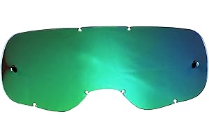 Fox Racing Men's AIRSPACE/Main MX20 CHRM LEXAN Lens (Green, One Size)