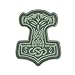 M-Tac Morale Patch Mjölnir - PVC Patches for Vest, Backpacks, Hats - Tactical Military Patch with Hook Fastener Backing