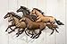 Rustic Southwestern Running Horses Wall Art