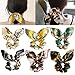 6pcs Hair Scrunchies Chiffon Elastic Hair Bands Bowknot Pearls Hair Ties Ponytail Holder Silk Scrunchy Women Rope Hair Accessories