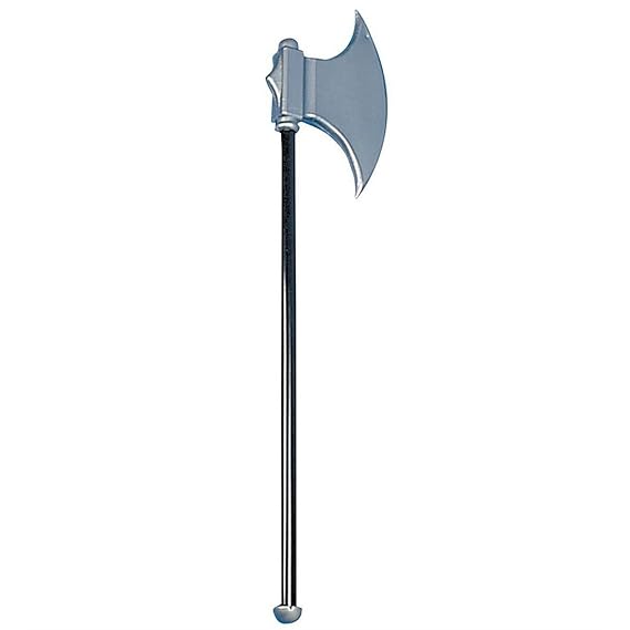 Wikinger Axt Große Ritter Streitaxt Mittelalter Party Ritteraxt LARP Krieger Barbaren Seeräuber Sensenmann Waffe Henker Tod Z