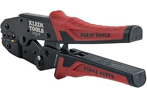 Klein Tools 3005CR Wire Crimper Tool, Ratcheting Insulated Terminal Crimper for 10 to 22 AWG Wire