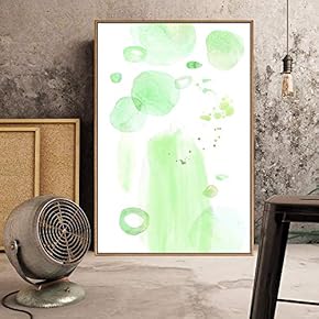 Floating Framed Canvas Wall Art for Living Room, Bedroom Watercolor Canvas Prints for Home Decoration Ready to Hang - 16x24 inches