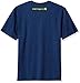 Carhartt mens Loose Fit Heavyweight Short-sleeve Logo Graphic T-shirt fashion t shirts, Dark Cobalt Blue Heather, X-Large US
