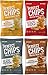 Ips Chips Variety Pack – Cinnamon/BBQ/White Cheddar/Sea Salt & Black Pepper – Whey Protein Snacks – Delicious Nutritious Gluten-Free Non-GMO – Baked Not Fried – 1 oz Bags, 24 Pack (Packaging may vary)