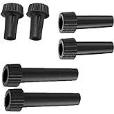 Maartla 6PCS 3 Assorted Size E26 Lamp Turn Knob On/Off Replacement, Light Lamp Turn Switch Knobs Socket Knob (6PCS-20MM+35MM+50MM)