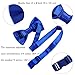 Kids Suspender Bowtie Necktie Sets - Adjustable Elastic Classic Accessory Sets for Boys & Girls (Royal blue)
