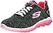 Skechers Sport Women's Skech Air Sweet Life Fashion Sneaker,Black/Hot Pink,7 M US