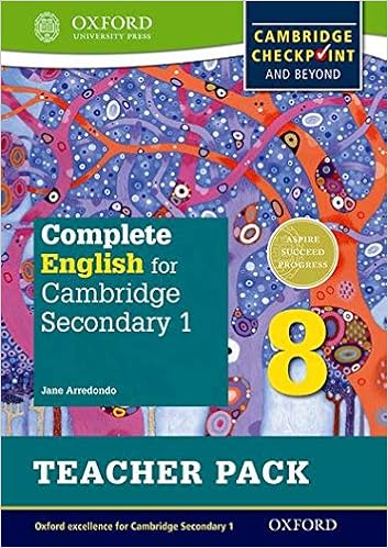 Complete English For Cambridge Secondary 1 Teacher Pack 8 For Cambridge Checkpoint And Beyond Cie Igcse Complete Series Arredondo Jane 9780198364726 Amazon Com Books