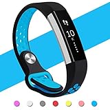 Hanlesi for Fitbit Alta HR Band, Fitbit Alta Band Breathable Soft Silicone Adjustable Fashion Sport Strap Band for Fitbit Alta 2 Replacement Fitness Accessory Wristband with Hole