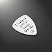 Grandpa Gift for Father's Day - Stainless Steel I Couldn't Pick A Better Grandpa Guitar Pick Jewelry, Unique Birthday Gift for Musician Grandfather