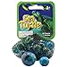 Mega Marbles 3 Pack - Jellyfish, Sea Turtle, & Seahorse Game Nets - Includes 1 Shooter Marble & 24 Player Marbles Per Net