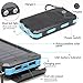 Solar Charger, Solar External Battery Pack,Portable 8000mAh Dual USB Solar Battery Charger Power Bank Phone Charger