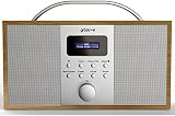 Groov-e Boston Wooden DAB FM Digital Radio Alarm Bluetooth Portable Mains view 2