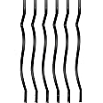 Akenow Deck Balusters 61 Pack Metal Deck Spindles, 32.25"x1" Staircase Baluster with Screws, Metal Deck Railing for Wood and Composite Deck, Stylish Baluster for Outdoor Stair Deck Porch