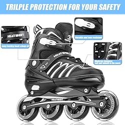 Huatinent Adjustable Inline Skates for Women and