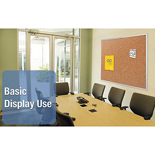 Quartet Cork Board, Bulletin Board, 5' X 3' Corkboard, Black Frame (2305B) on Galleon Philippines