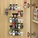 CAXXA 25 Spice Gripper Strip Clips Extra Support Spice Rack Dispenser Cabinet Kitchen Holder Storage | 5 Strips Holds 25 Spice Jars, 2 Black and 3 White Strips