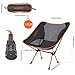 G4Free Lightweight Portable Chair Outdoor Folding Backpacking Camping Chairs for Sports Picnic Beach Hiking Fishing (Orange)
