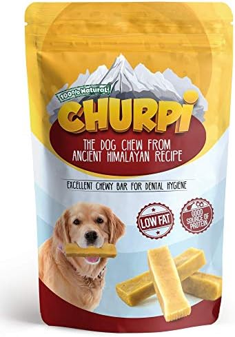 Churpi Himalayan Dog Chew I Natural, Long Lasting Chewy Bar I Keeps Dog Busy and Entertaining I GMO, Grain & Gluten Free I Hypoallergenic, Odorless & Protein Rich Treat