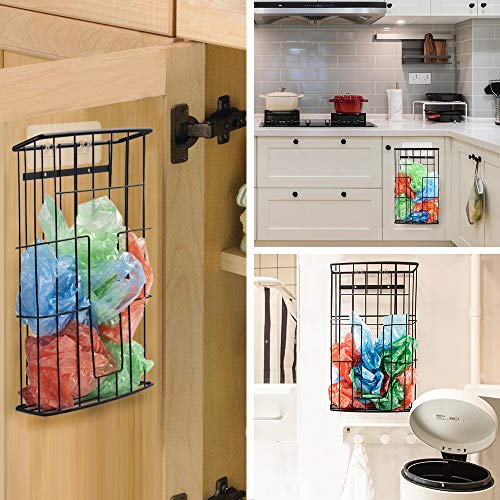 Large Plastic Bag Holder Easy and Flexible Installation Plastic Bag