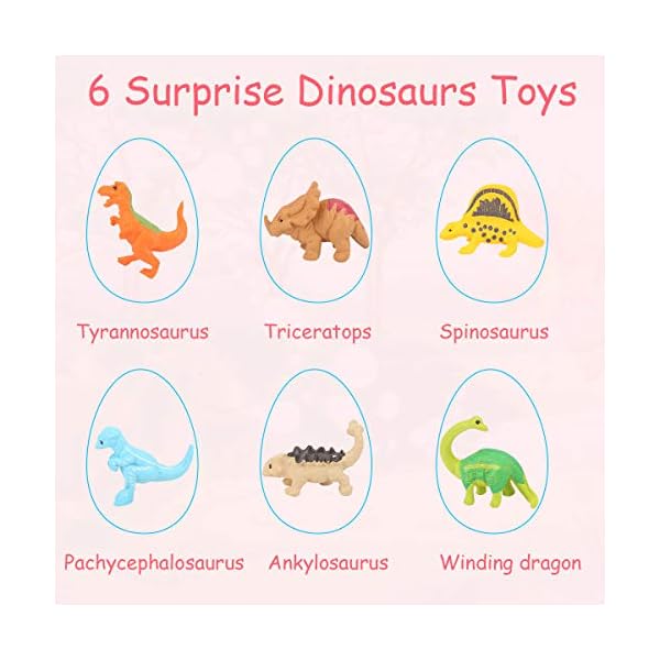 Bath-Bombs-for-Kids-with-Surprise-Inside-6PCS-Dino-Egg-Handmade-Natural-Fizzy-Bath-Bombs-Dinosaur-Toys-for-Girls-Boys-Birthday-Easter-Gift-Set Bath Bombs for Kids with Surprise Inside, 6PCS Dino Egg Handmade Natural Fizzy Bath Bombs Dinosaur Toys for Girls Boys…