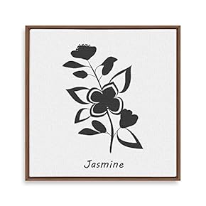 Framed Canvas Wall Art for Living Room, Bedroom Nordic Style Plants Theme Canvas Prints for Home Decoration Ready to Hang - 16x16 inches