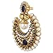 Rich polki and Faux bridal festival india ethnic adiva blue earring PSEAZ013BL