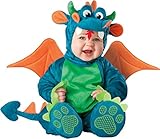 InCharacter Baby Dinky Dragon Costume, Teal/Green, Medium (12 - 18 Months)