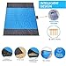 AfooBezos Sand Free Beach Mat, 82″×79″ Quick Drying Compact Waterproof Sand Proof Beach Blanket with 1 Large Security Pocket & 6 Stakes for Outdoor Picnic, Travel, Camping, Hiking, Music Festivalsthumb 2