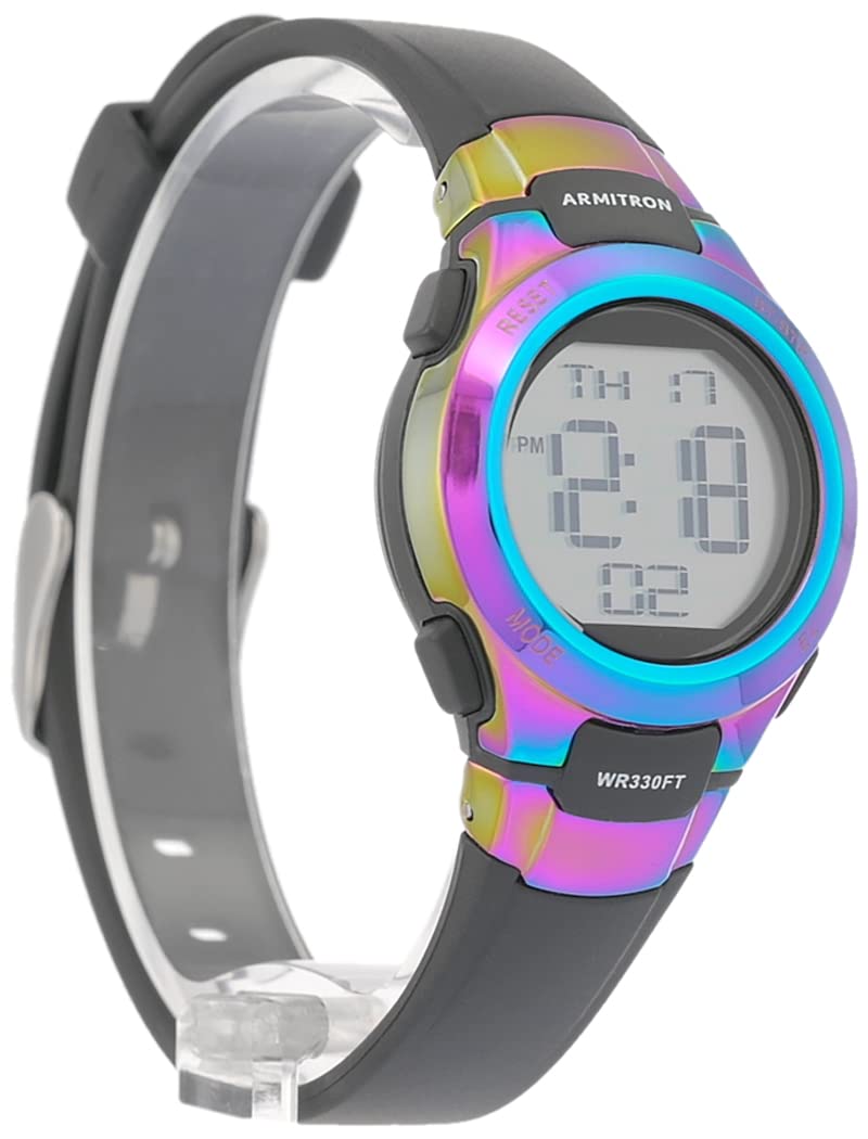 Armitron Sport Women's Digital Chronograph Resin Strap Watch, 45/7012