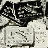 1 Gram Silver SR 71 Blackbird Ingot .999 Pure Miniature Art Bar by Jewlmen