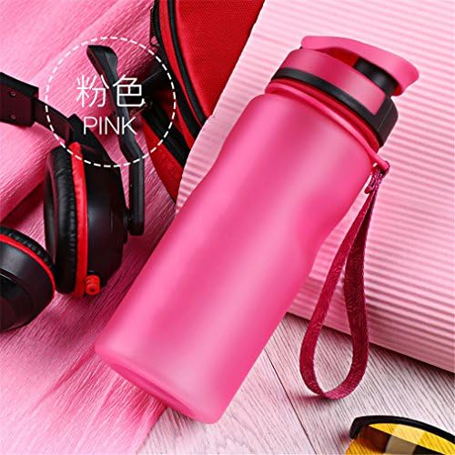 ADGWRA 1000ML/600ML Sport Drinking Water Bottle Tea Infuser Tumbler Portable Space Bike Cycling Canteen 600ML Pink