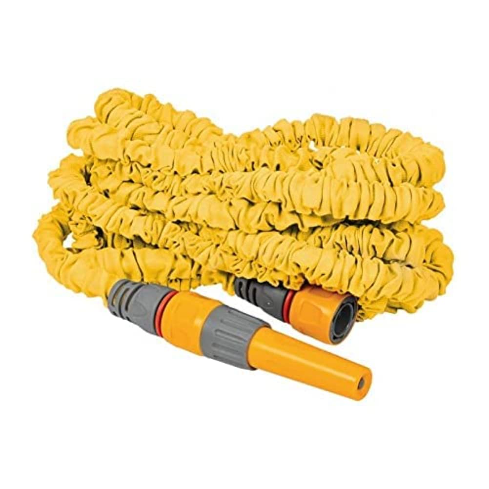 HOZELOCK - Superhoze 30M Expandable Garden Hose: Flexible Hose Stretches Up To 3x Its Initial Length With 2 Aquastop Fittings Ensuring A Waterproof Connection, Ready To Use [8230A1240]