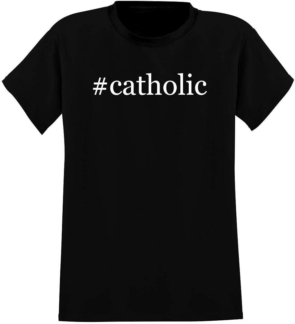 catholic Men's Hashtag Crewneck TShirt Clothing