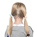 30 Pack: HBY Girls No Crease Ouchless Stretch Elastic Hair Bow Ties Ponytail Holders
