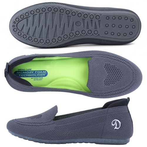 DOCTOR EXTRA SOFT Flexible Memory Foam Women's Shoes for Walking Gym Training,Casual, Sports,Slip-On,Lightweight Lace up Athletics Slipon Running Sneaker for Ladies and Girls D-1003