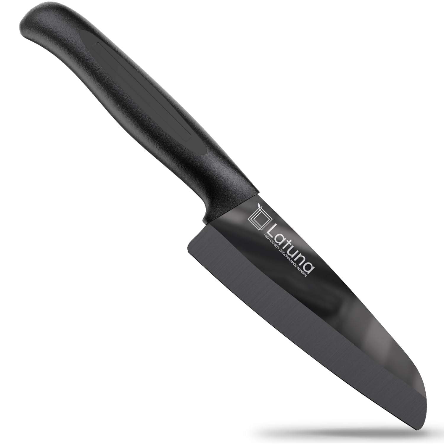 【高級料亭監修】 包丁 セラミック 黒 【日本製】 Latuna 極軽 錆びない 食洗機対応 陶匠 両刃 薄刃 ケーキナイフ (セラミック包丁（新型）)商品画像