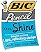 BIC Xtra-Shine Mechanical Pencil, Medium Point (0.7mm), Fun Design With Holographic Barrels, 5-Count